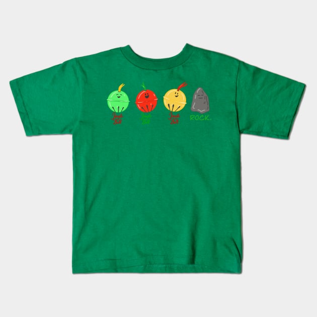 Jingle Bell ROCK Kids T-Shirt by RachWillz